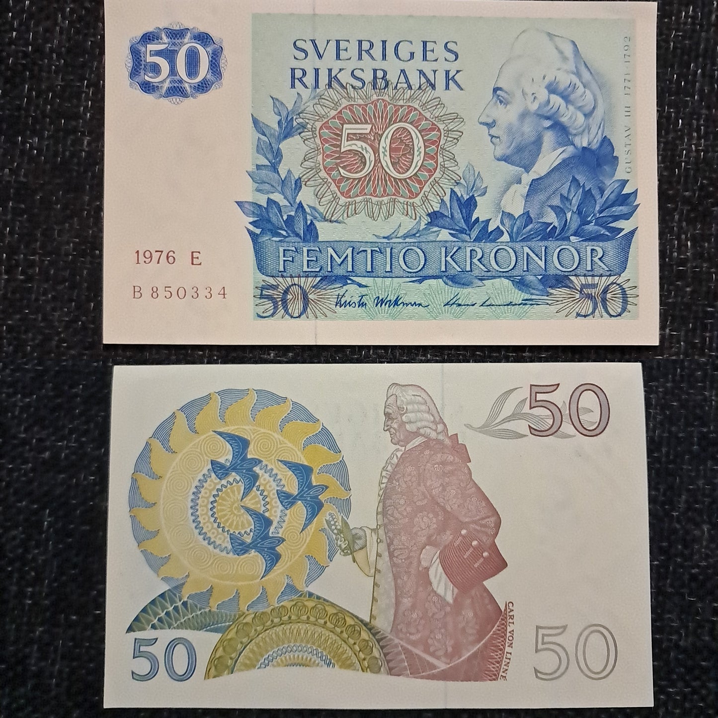 Note 430 Sweden 50 Kronor 1965-1990 VF note