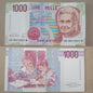 Note J 12 Italy 1000 Lire Montessori 1990 Fine note