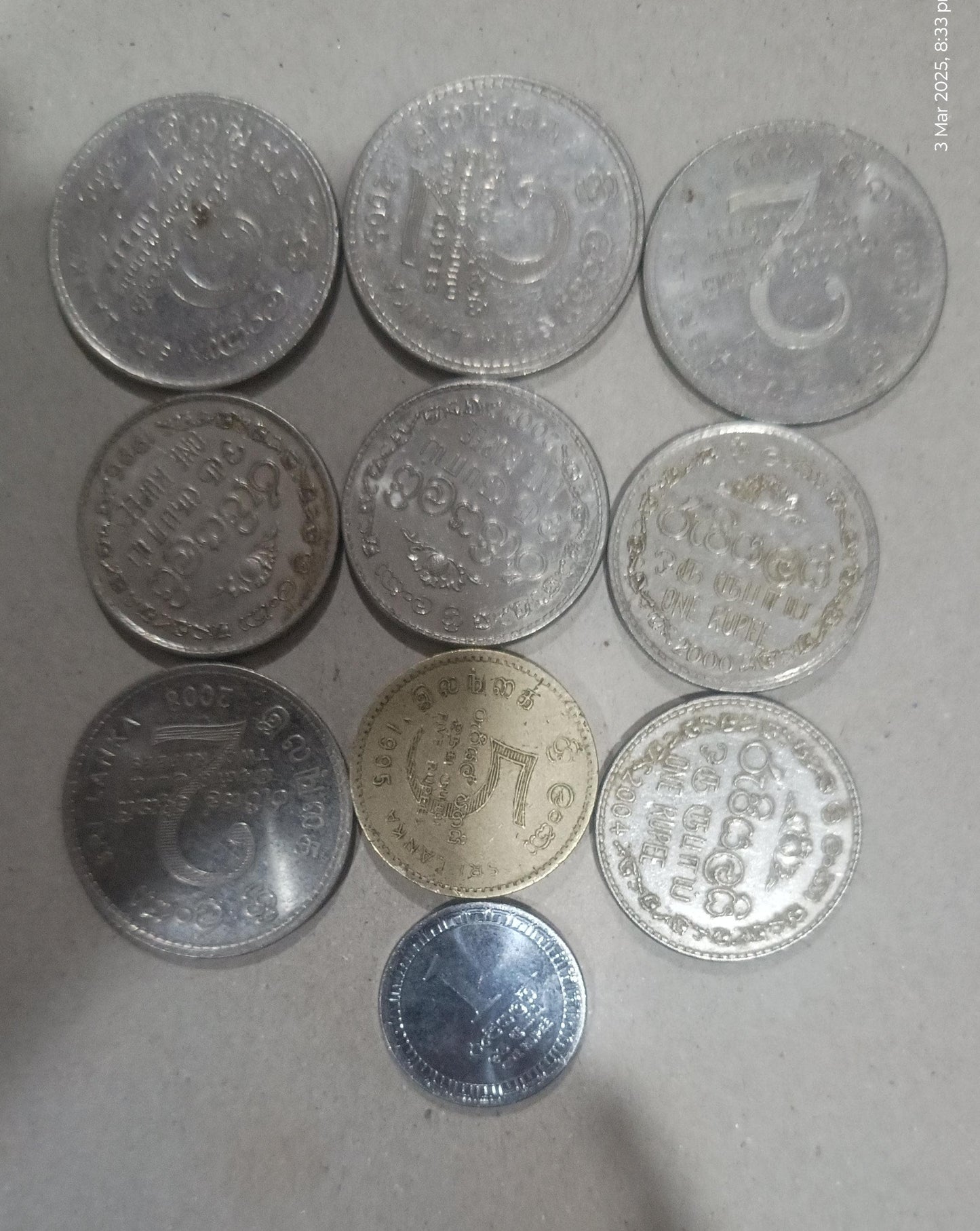 Set coin 43 Sri lanka Used Coin Collections