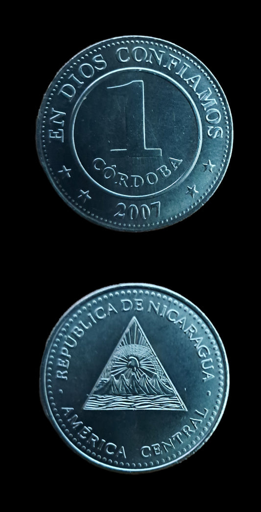 Coin 2 Nicaragua 1 Cordobas 2007 UNC