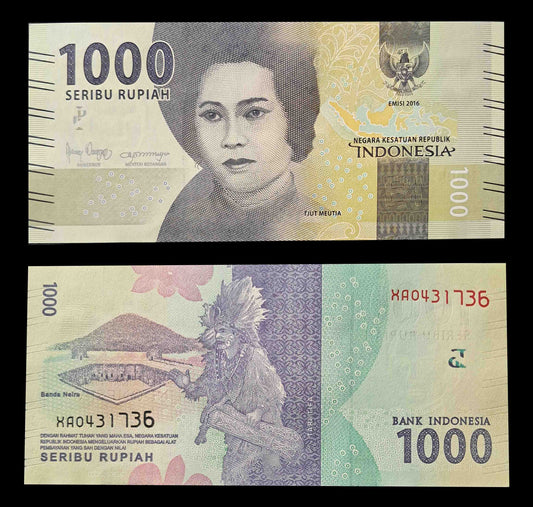 Notes 03 Indonesia , 1000 Rupiah, UNC