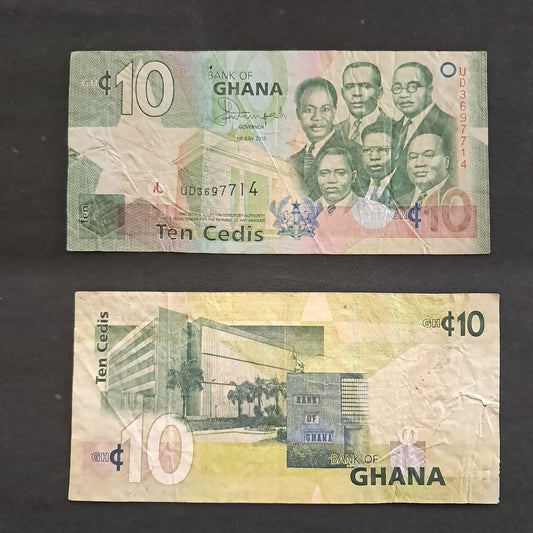 Used_Note_52_64 GHANA  10 Cedis