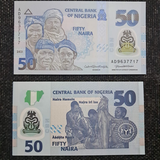 Note 357 Nigeria 50 Naira UNC Polymer