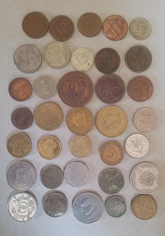 Set coin 53 Different Countries Used Coin Collections