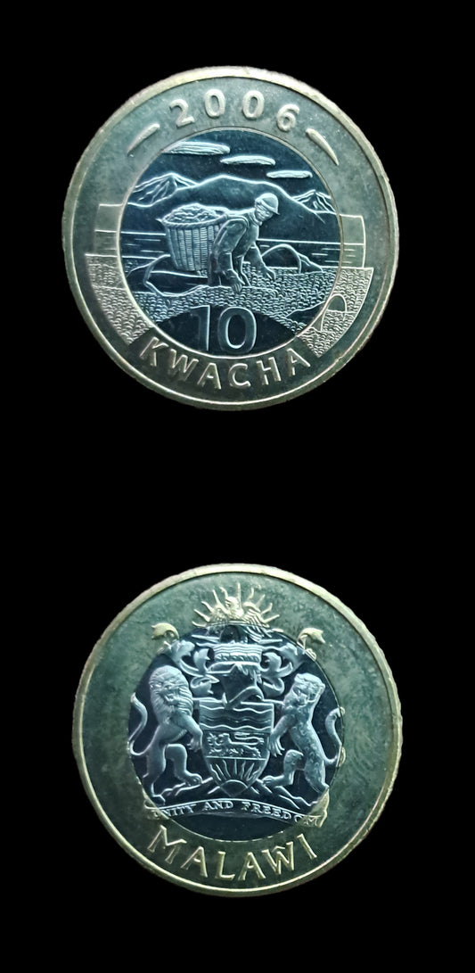 Coin 9 Malawi 10 Kwacha 2006 UNC