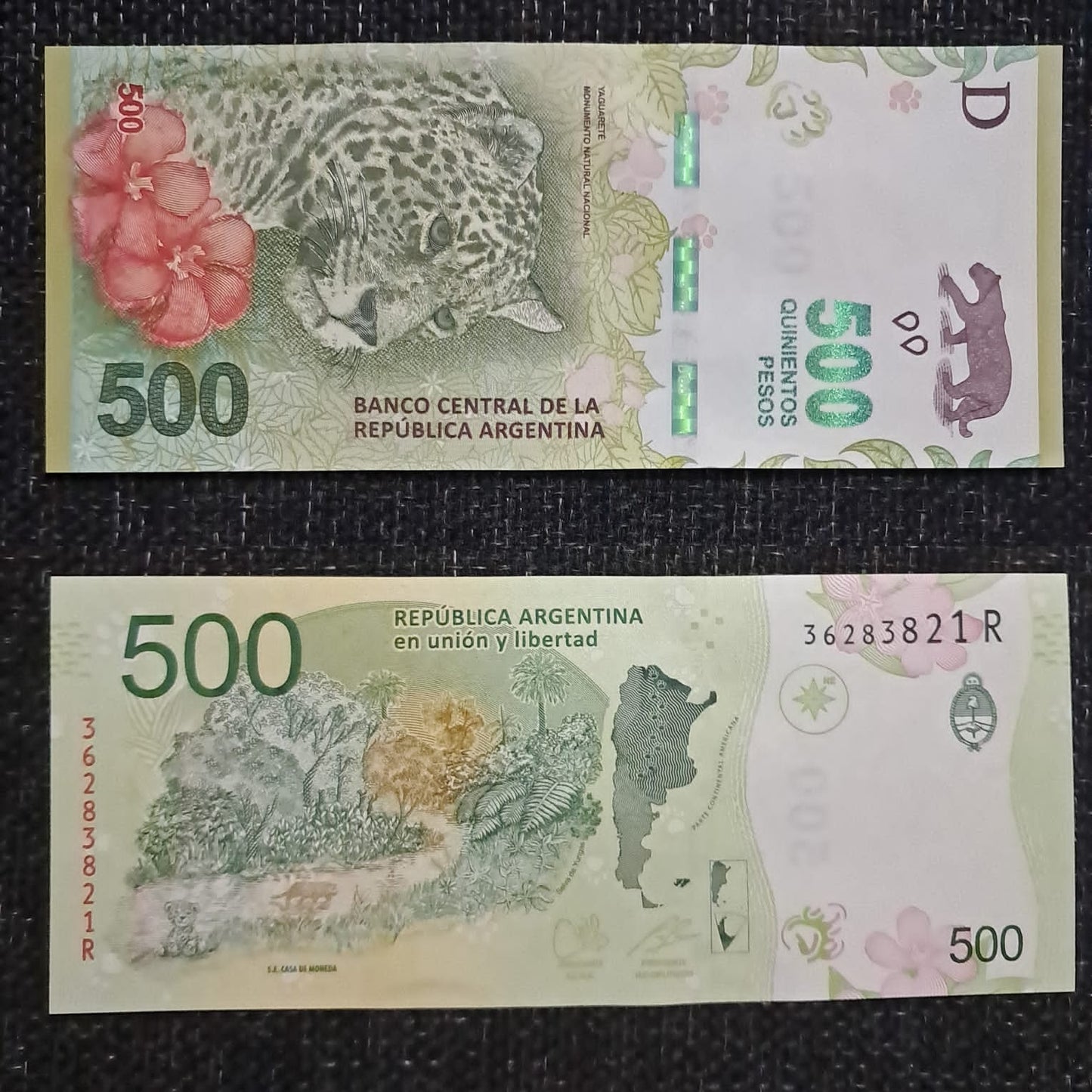 Note 314 Argentina 500 pesos UNC