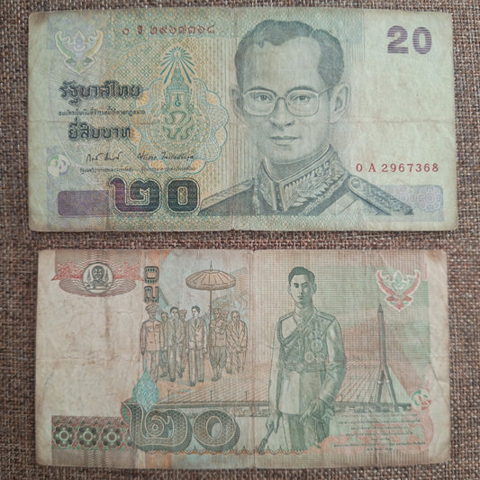 Note I 24 Thailand 20 Baht