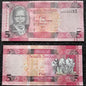 Note 307  Sudan 5 Sudanese Pound 2015 UNC