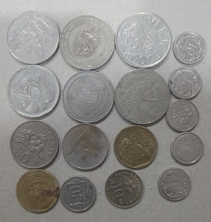 Set coin 46 Different Countries Used Coin Collections