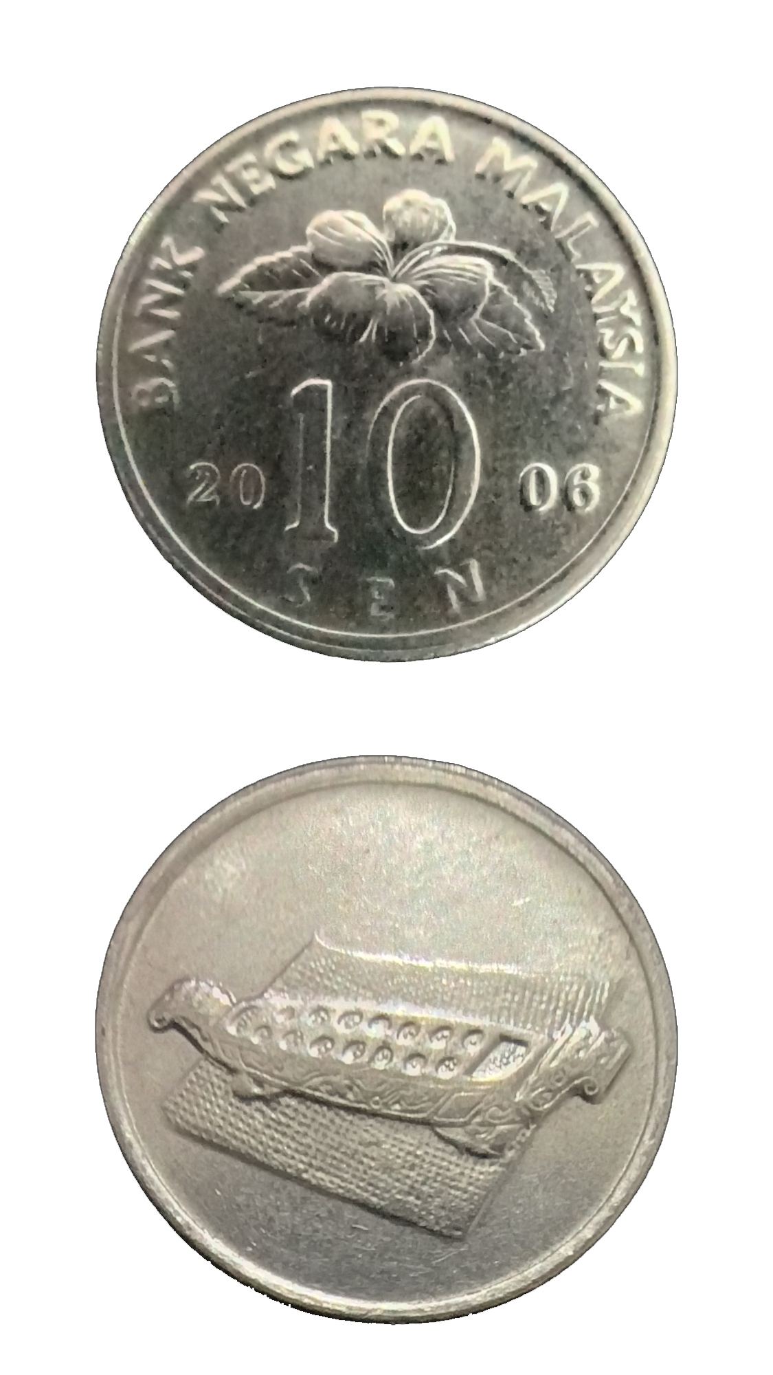 Coins -01  Malaysia 10 Sen 2006