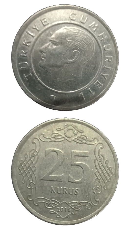 COINS 03 Turkey 25 kurus, 2016