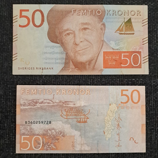 Note c 11 Sweden 50 Kronor 2015