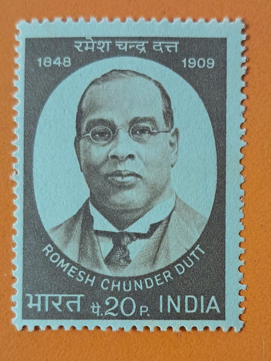 Stamp H 3   ROMESH CHUNDER DUTT 1848 _ 1909  Mint Stamps