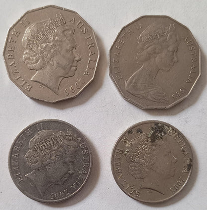 Set Coin 13 Australia Queen Elizabeth portrait Coins